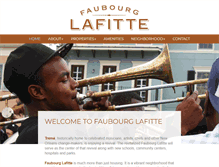 Tablet Screenshot of faubourglafitte.com